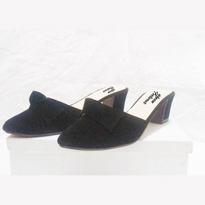 Stylish Heel Pump Shoes for Women with Tie Knot