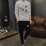 Mens Printed Tracksuit Set Soft Fabric Stylish T Shirt and Trouser Comfortable Fashionable Outfit -