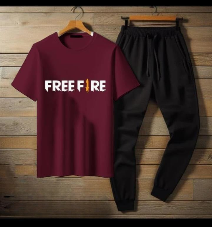 Premium Micro Men’s Tracksuit FreeFire Print – Comfortable Sportswear | Gym & Workout Suit -