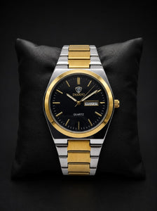 Dearno Premium Quartz Men's Watch Day And Date Display - Timepiece Designed For Wristwear And Daily Timekeeping Routine -